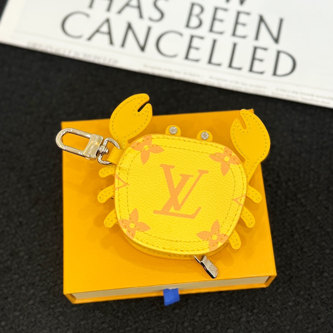 LV Yellow Crab Bag Charm M01932